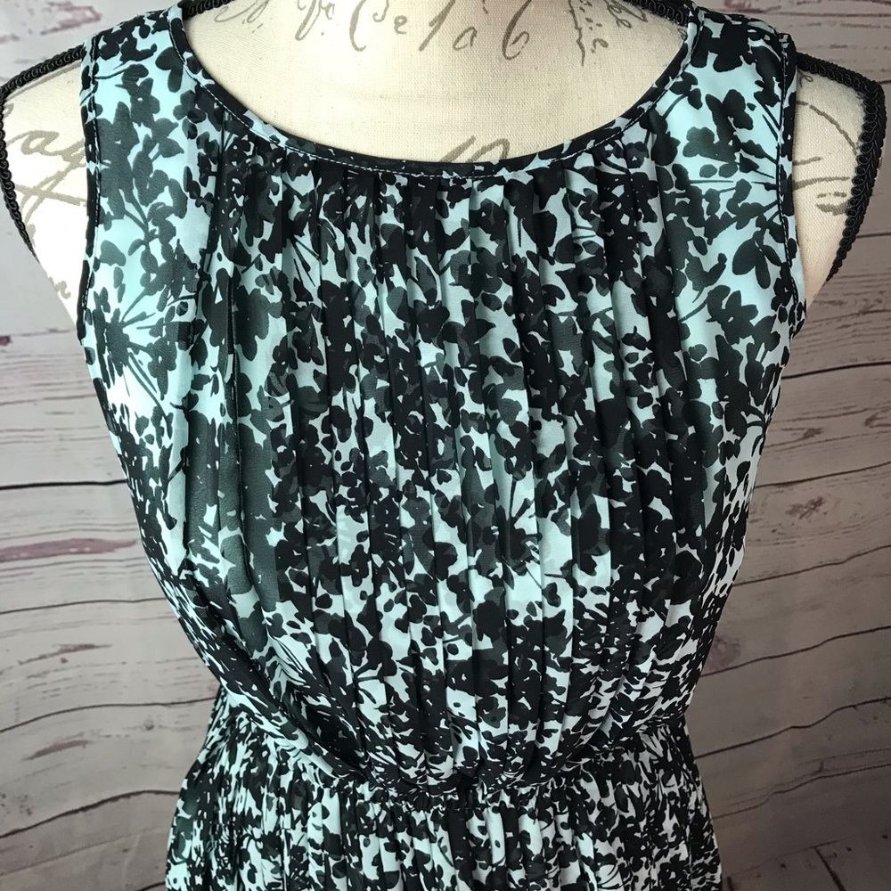 Banana Republic Dress Blue Black Sleeveless size 2 - Picture 7 of 14